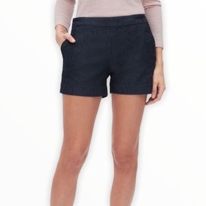 Banana Republic Sailor Style Denim Shorts Size 0